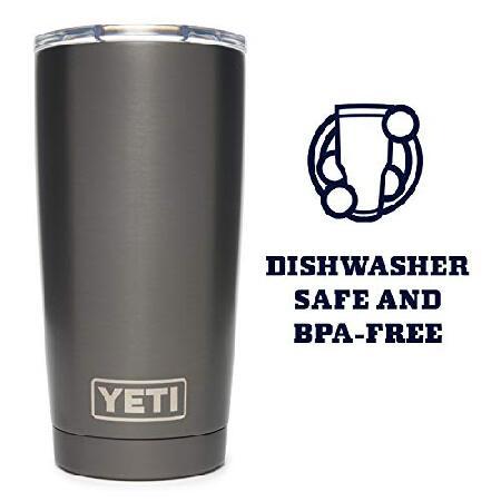 YETI Rambler 20オンス タンブラー ステンレススチール 真空断熱 MagSlider蓋付き並行輸入品