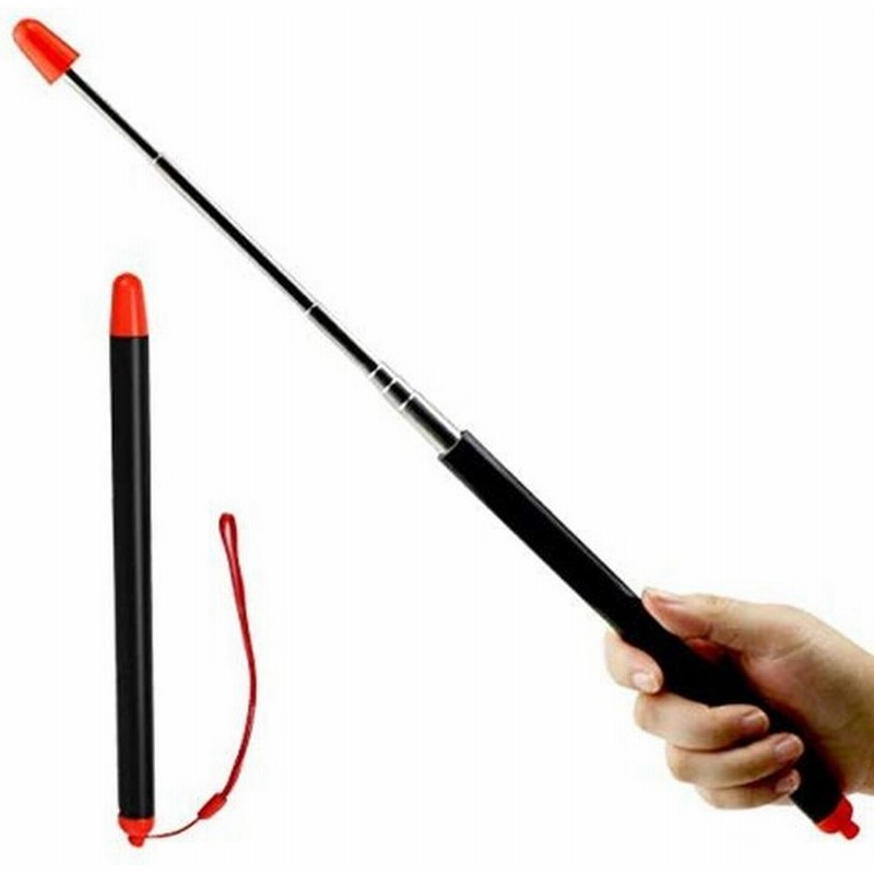 指示棒 伸縮式 長さ最大1m 授業 板書 パワーポイント プレゼン 説明 シンプル コンパクト 通し紐 指し棒 差し棒 教室 ホワイトボード 黒板 職場 低価格化