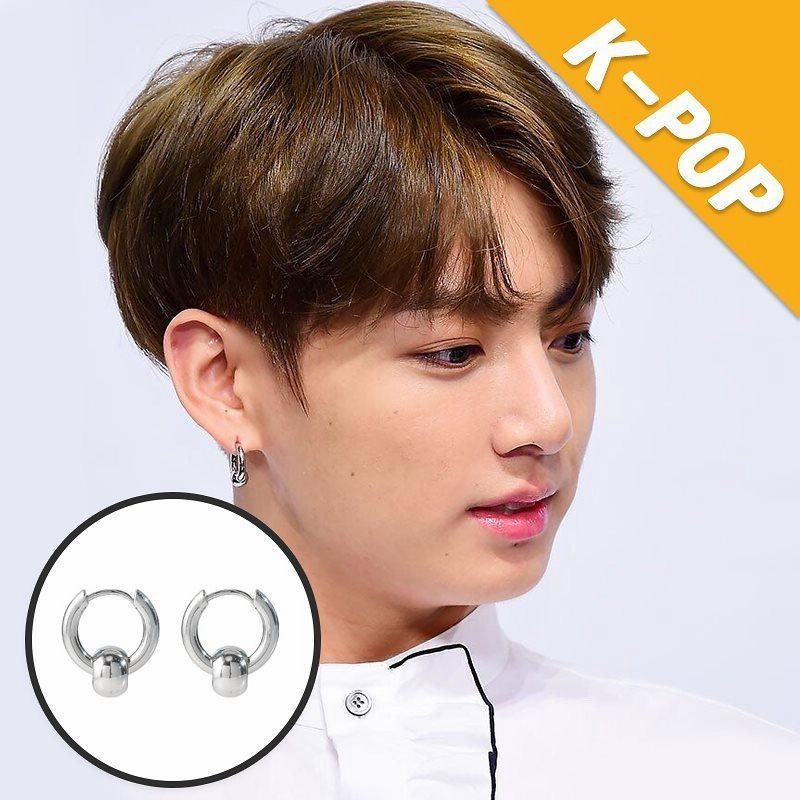 ☆ジョングク着用 防弾少年団 BTS リングピアス アクセサリー ピアス