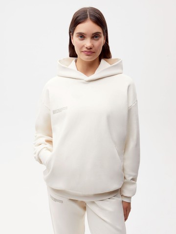 PANGAIA - In Conversion Cotton Soft Organic Cotton Hoodie - cotton white - M M