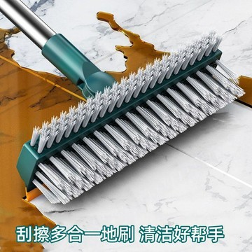⚡臺灣出貨⚡多功能衛生間刷子地刷縫隙瓷磚地板刷長柄洗地毛刷浴室三角清潔刷