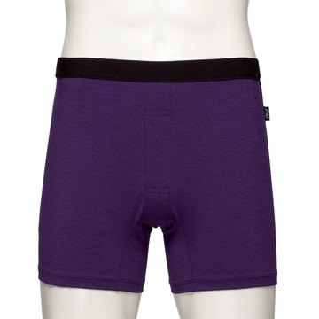 SOLIS 森之鋅系列 M-XXL 素面 前檔開口 合身 四角男內褲 (皇家紫)