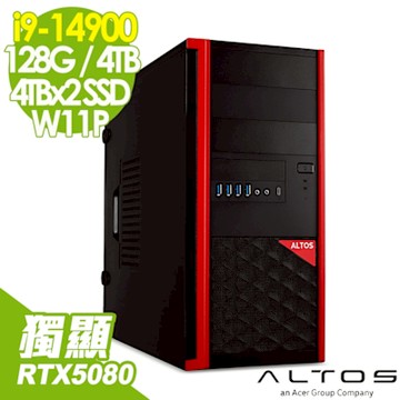 Acer 宏碁 Altos P150F8 水冷工作站 (i9-14900/128G/4TB+4TBx2 SSD/RTX5080-16G/1200W/WIFI7/W11P)