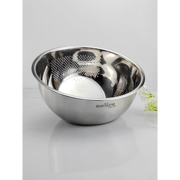 ETERNUM304不銹鋼淘米籃水果籃洗菜籃瀝水籃子漏水盆筲基碗20