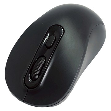 Rockfire M811 超靜音無線滑鼠 2.4G 無線 800/1200/1600 dpi 三段切換  黑  1個