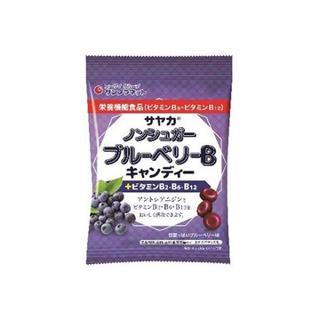 サンプラネット サヤカ 無糖藍莓B糖果 甜酸藍莓口味 55g