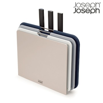 【Joseph Joseph】  Nest系列 砧板刀具六件組-灰藍