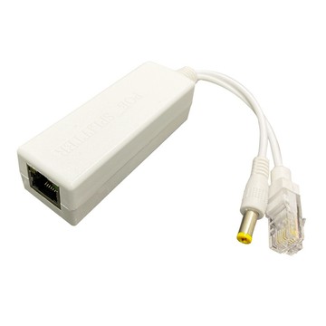 台灣霓虹 隔離型抗干擾48V轉12V2A標準POE分離器