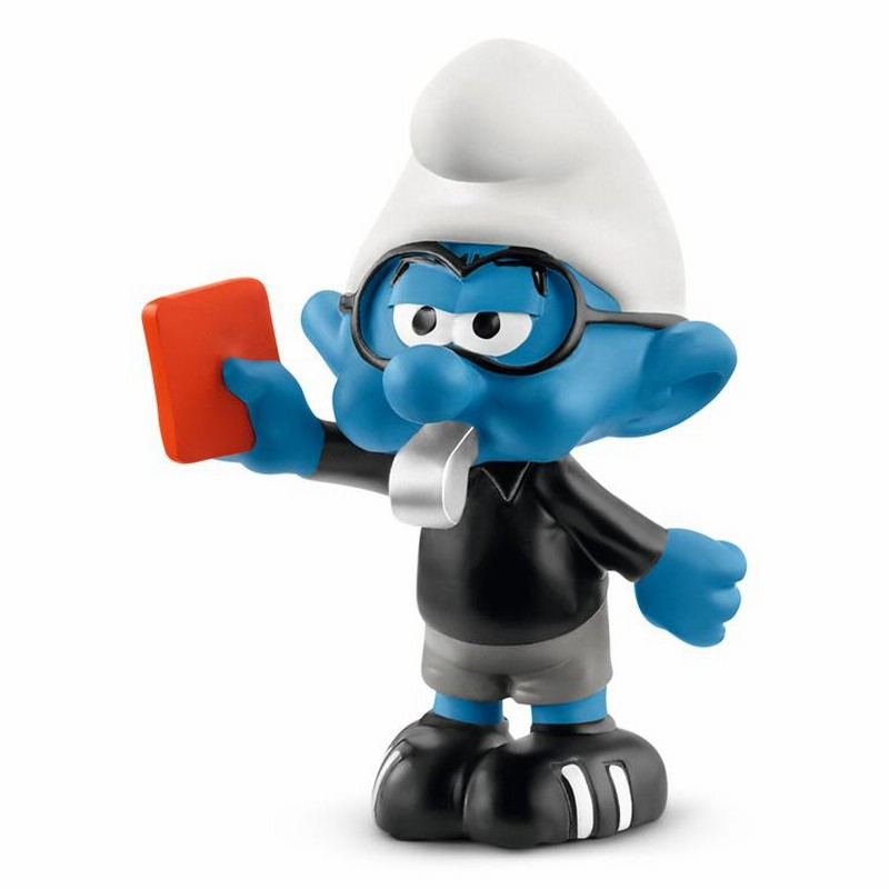 シュライヒ専門店】シュライヒ サッカー・スマーフ 審判 20809 スマーフフィギュア smurf schleich 販売終了品 |  LINEショッピング