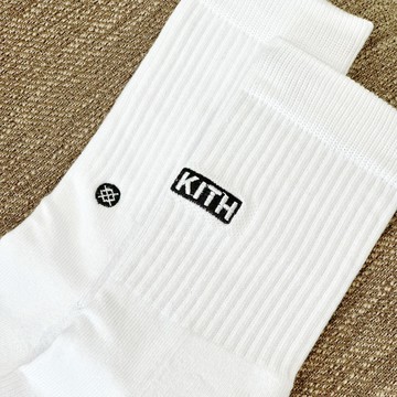 KITH 長襪 白色 襪子 限量販售