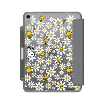 11 吋 iPad Air (M2) iPad Case 極致灰 - 史努比 Snoopy - 小花朵朵開