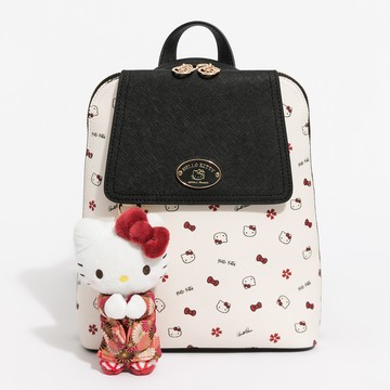 Hello Kitty - Arnold Palmer - 後背包可肩背 Cherry Blossom系列 - 白色/442-5105-01-8