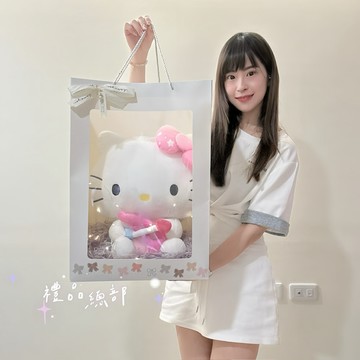 Hello kitty玩偶禮物袋 16英吋 正版授權 三麗鷗 Kitty 發光禮品袋 酷洛米 生日禮物 情人節禮物