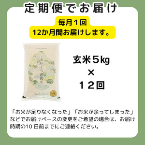 玄米 5kg 令和6年産 あきたこまち 岡山 あわくら源流米 K-bb-DDZA