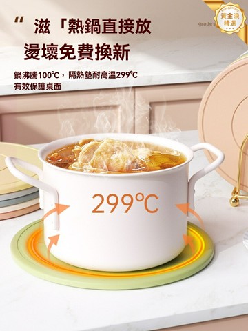 【耐高溫防燙】硅膠隔熱墊 餐桌墊 碗墊 鍋墊 杯墊 盤墊 砂鍋墊 加厚防滑 多尺寸可選 廚房餐桌必備