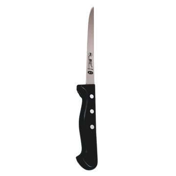 Atlantic Chef 六協 經典系列 窄刃 剔骨刀 彈性  15cm  黑色 + 銀色  1支