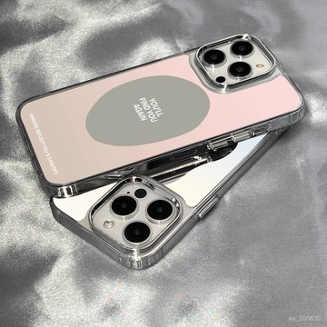 ✨限時下殺✨暈染鏡子蘋果16promax手機殻iPhone15個性14pro網紅13/12小衆78xs