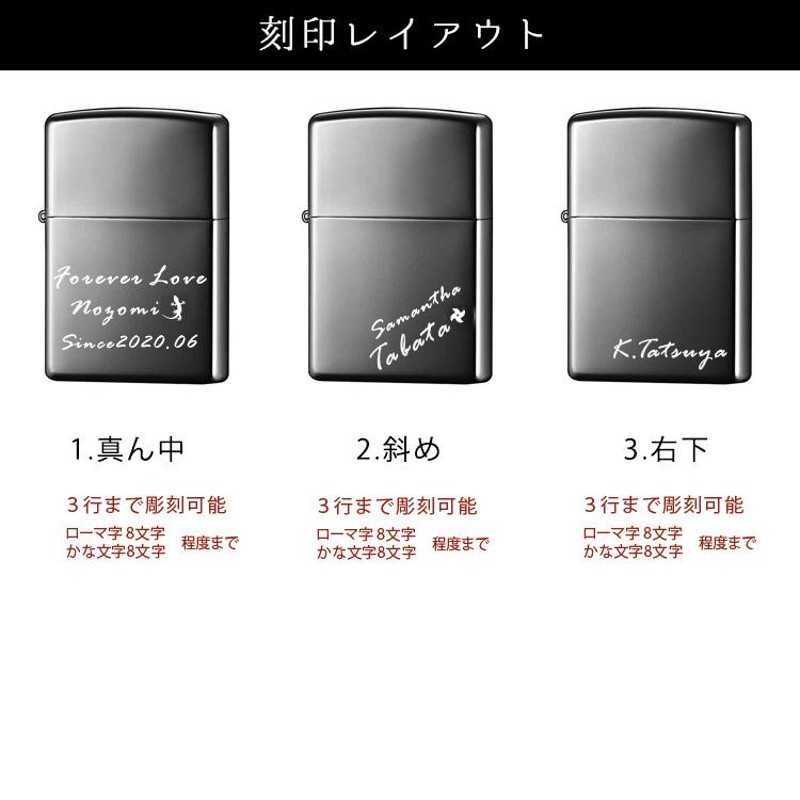 ジッポ 名入れ zippo ライター ブラックアイス ジッポー オイル