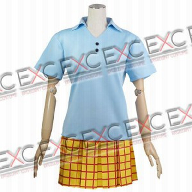 弱虫ペダル 総北高校女子制服 夏服 青シャツ 風 コスプレ衣装 通販 Lineポイント最大1 0 Get Lineショッピング