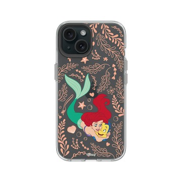 iPhone 15 Clear 透明 - 迪士尼-公主系列 Disney Princess - 迪士尼公主 - 愛麗兒公主