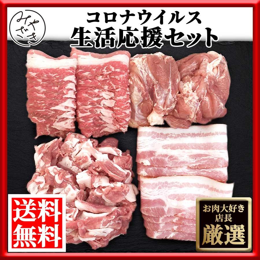 お歳暮 御歳暮 肉 生活応援セット 牛 豚 鳥 ベーコン 1.7キロ 冷凍 送料無料 プレゼント ギフト 贈り物