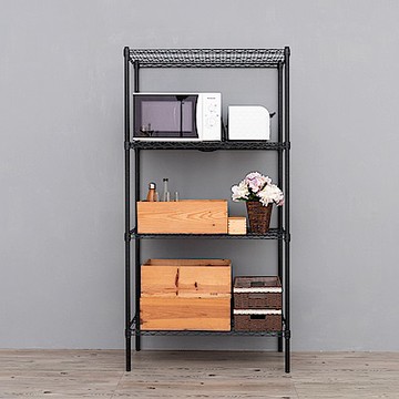 dayneeds 荷重型 90x45x180cm四層烤漆波浪架 超強耐重/倉儲架/置物架