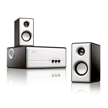 【KINYO】北歐風2.1聲道全木質擴大喇叭(KY-670)