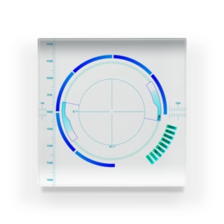 村雨 SFアニメ風ヘッドアップディスプレイ アクリルブロック