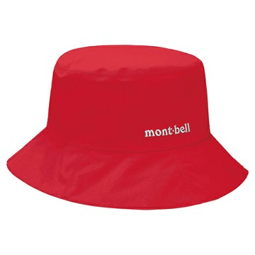 ├登山樂┤日本 mont-bell Meadow Hat 軟式防水圓盤帽-罌粟紅 # 1128628POP