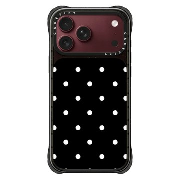 CASETiFY MagSafe強悍防摔手機殼 Classic Dottie iPhone 18 Pro Max/iPhone 17 Pro Max  黑白色