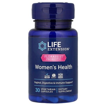 Life Extension, FLORASSIST® 益生菌，女性健康，30 粒素食膠囊