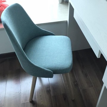 樂天精選~北歐實木靠背餐椅現代家用書房電腦椅學生學習寫字書桌椅梳妝凳子- 雙11全館免運