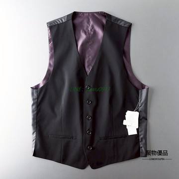 男士西裝馬甲春秋薄款背心休閒舒適西服夏季外套潮流男裝【聚物優品】