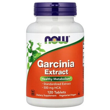 NOW Foods, 藤黃果片, 1000 毫克, 120 粒