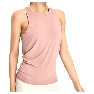 高彈性顯瘦修身排汗運動背心 S-XL  玫瑰粉