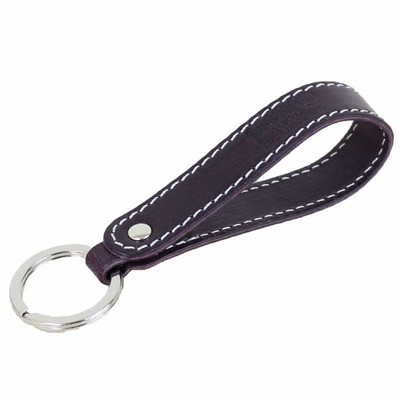 piccino ピッチーノ キーホルダー国産 革イタリアンナッパ パープル A39NL