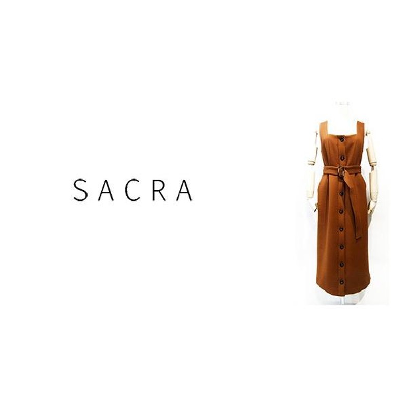 SALE】SACRA /サクラ/ベルテッドワンピース/118504041-380-38 | LINE