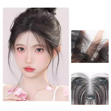 現貨+預購 假瀏海全真髮髮片透氣假髮片輕量免打理隱形增髮量假髮-髮際線補髮女假髮4款74lf67【獨家進口】【米蘭精品】