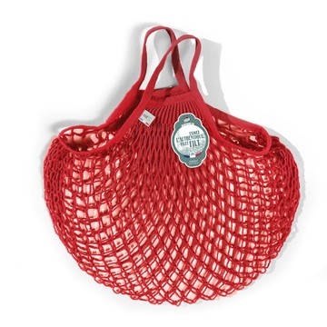 法國Filt經典手工編織袋-磚紅(M)