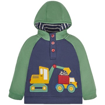 英國 JoJo Maman BeBe - 幼/兒童超優質100%純棉長袖連帽上衣/帽T-施工時間