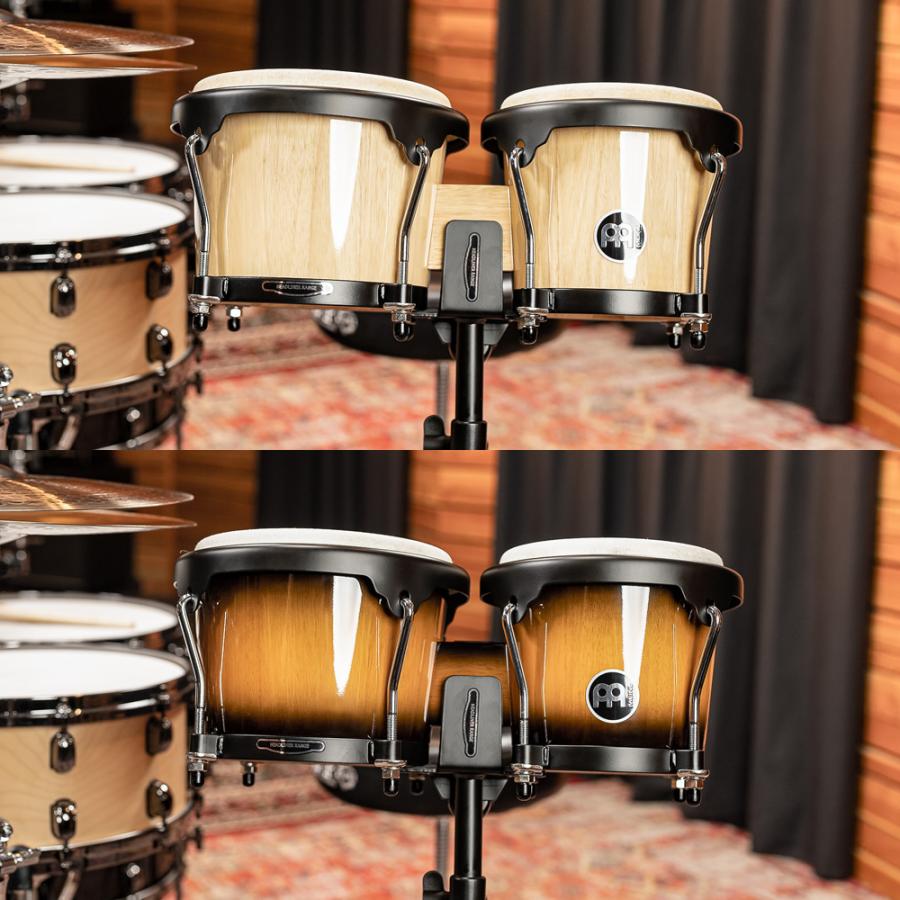 MEINL Percussion ヘッドライナーシリーズ ボンゴ HB100   純正スタンドセット［HB100、THBS or THBS-BK］［マイネル パーカッション］