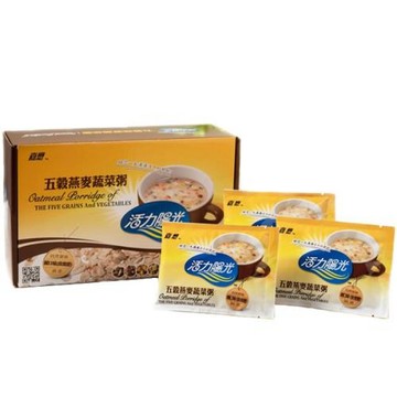 【嘉懋】五穀燕麥蔬菜粥(20包/盒)_天然全穀物