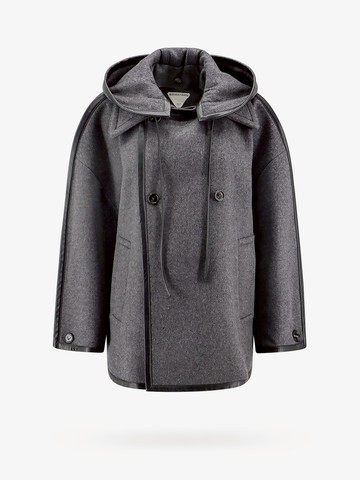 Wool coat with removable hood - BOTTEGA VENETA - gender_Woman
