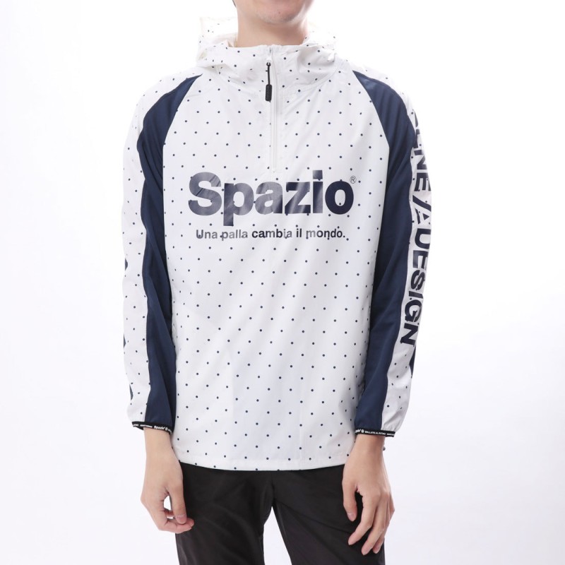 スパッツィオ SPAZIO メンズ サッカー/フットサル ピステシャツ ドットハーフジップピステパーカー GE0450 通販  LINEポイント最大1.5%GET | LINEショッピング