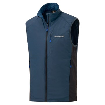【【蘋果戶外】】mont-bell 1106559 NV 海軍藍 LIGHT SELL VT 男款 軟殼背心 保暖背心 輕量化 防風防水