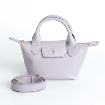 ✨新春特惠 - 獨享秒殺｜PLAYBOY-手提包附長背帶 Sheer系列 -紫色(552-7701-70-6)