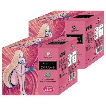 BARISTA COFFEE 西雅圖 即品約克夏奶茶 濃郁香醇 熱水沖泡 獨立包裝  25g  12包  2盒