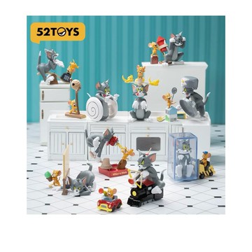 52TOYS 湯姆貓與傑利鼠 Tom&Jerry 貓鼠大作戰盲盒手辦公仔盒玩 (單入隨機出貨)