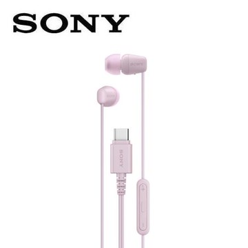 SONY 索尼 IER-EX15C 有線入耳式耳機 粉紅色