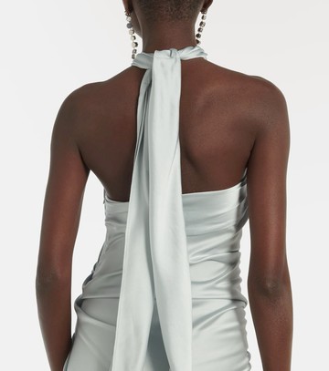 Simkhai Draped satin maxi dress